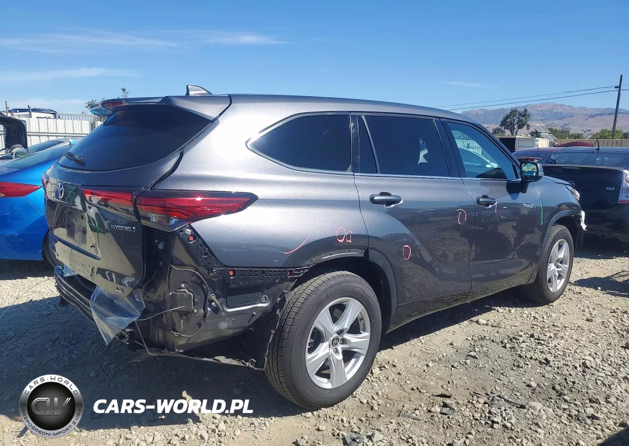 2021 Toyota Highlander Hybrid Le VIN:5TDZARAH0MS508534 - 3