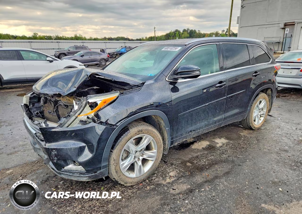 2014 Toyota Highlander Limited VIN:5TDDKRFHXES071188 - 1