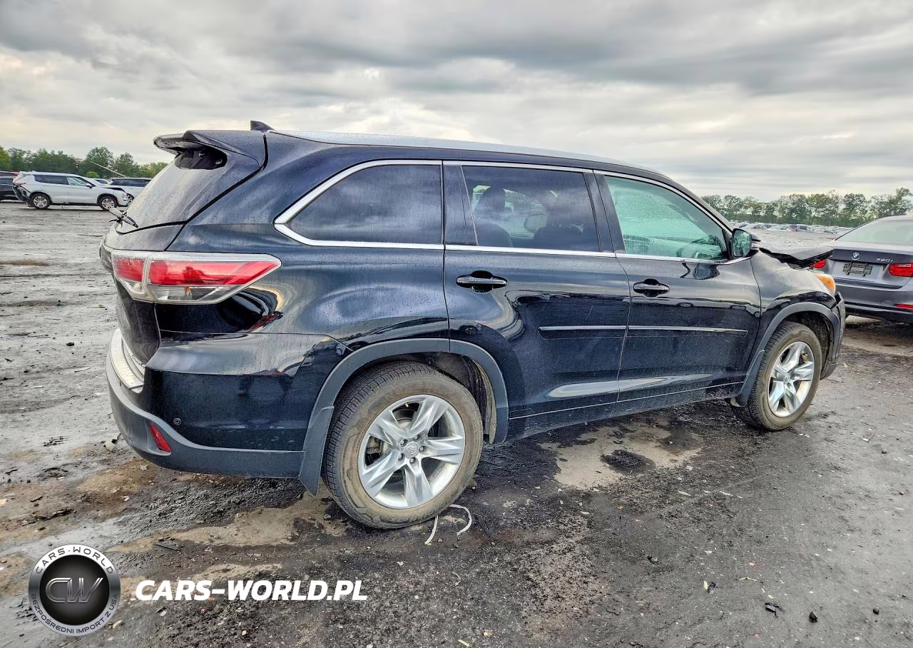 2014 Toyota Highlander Limited VIN:5TDDKRFHXES071188 - 3