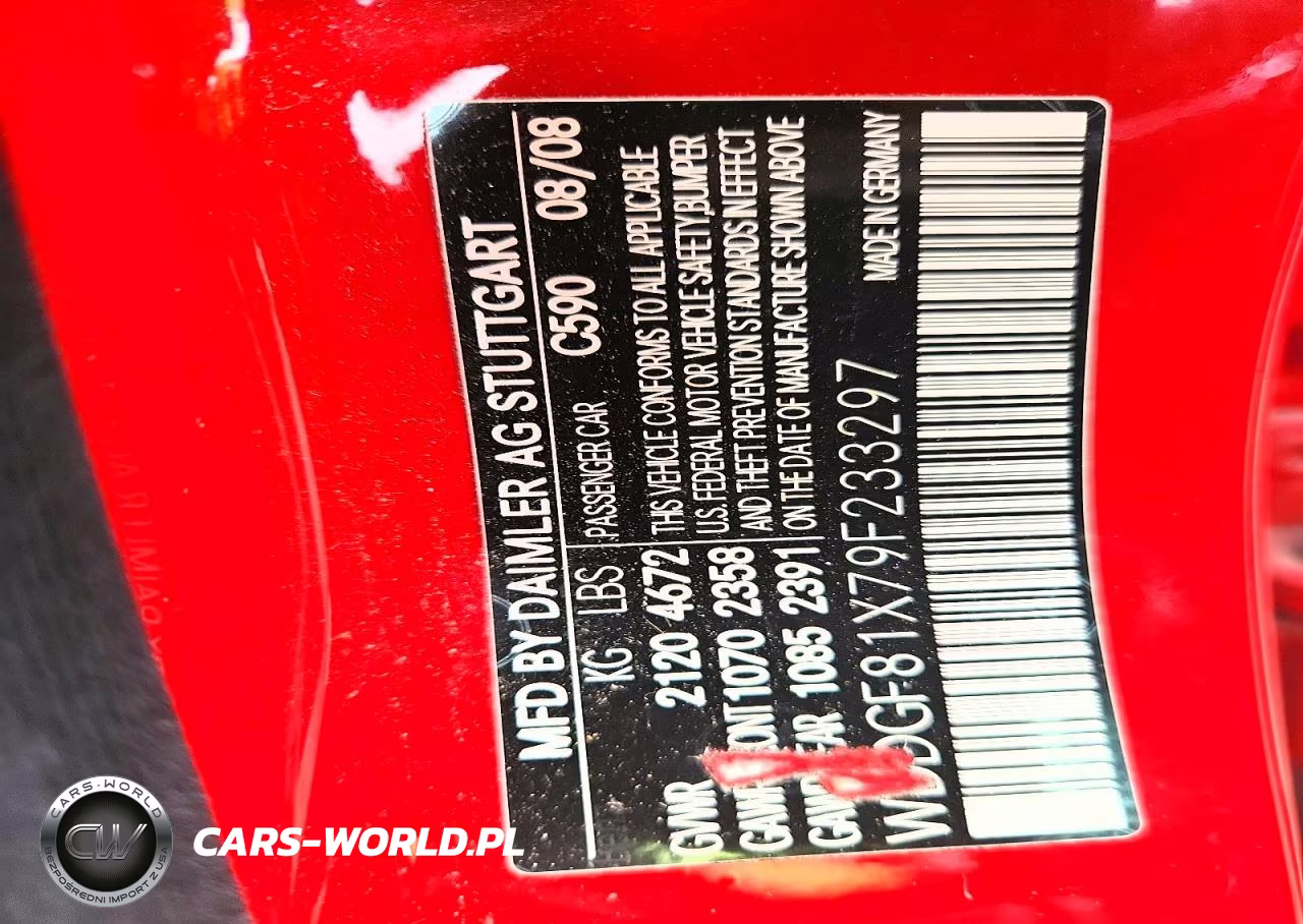 2009 Mercedes-Benz C 300 4Matic VIN:WDDGF81X79F233297 - 12