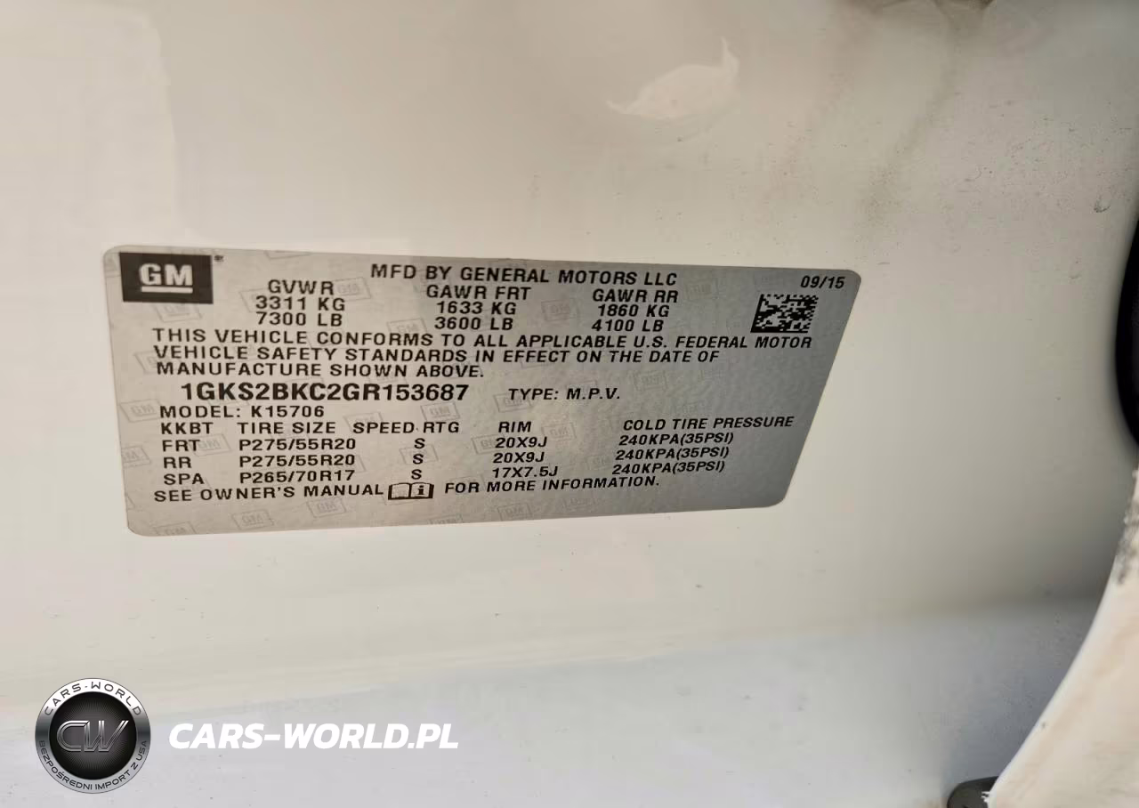 2016 GMC Yukon Slt VIN:1GKS2BKC2GR153687 - 13