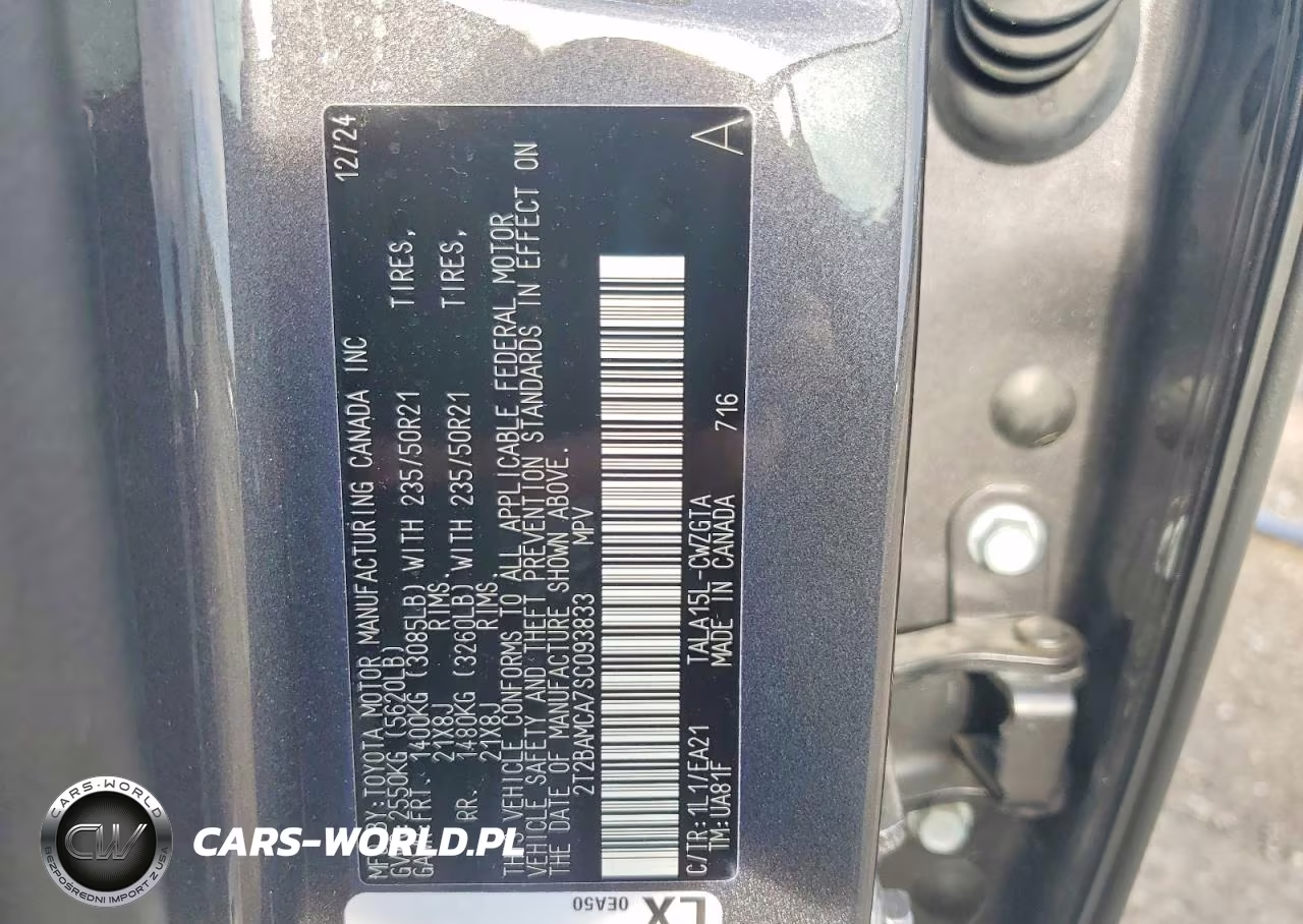 2025 Lexus Rx 350 Premium VIN:2T2BAMCA7SC093833 - 13