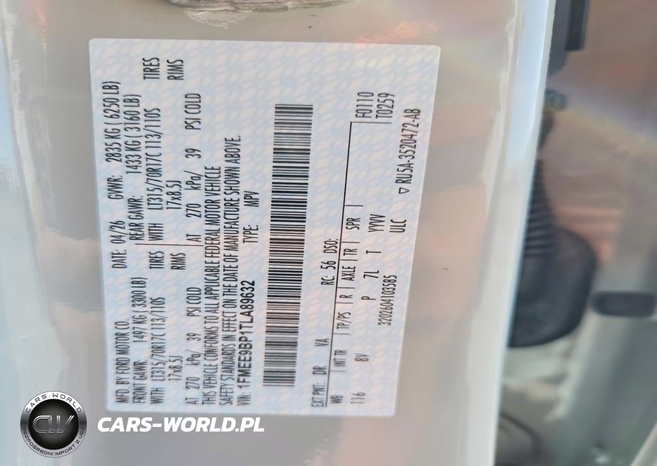 2026 Ford Bronco Badlands VIN:1FMEE9BP1TLA89632 - 12