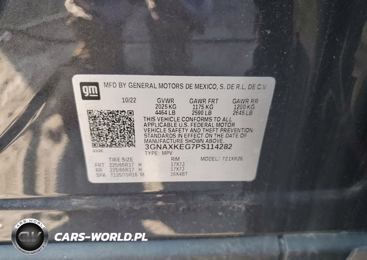 2023 Chevrolet Equinox Lt VIN:3GNAXKEG7PS114282 - 13