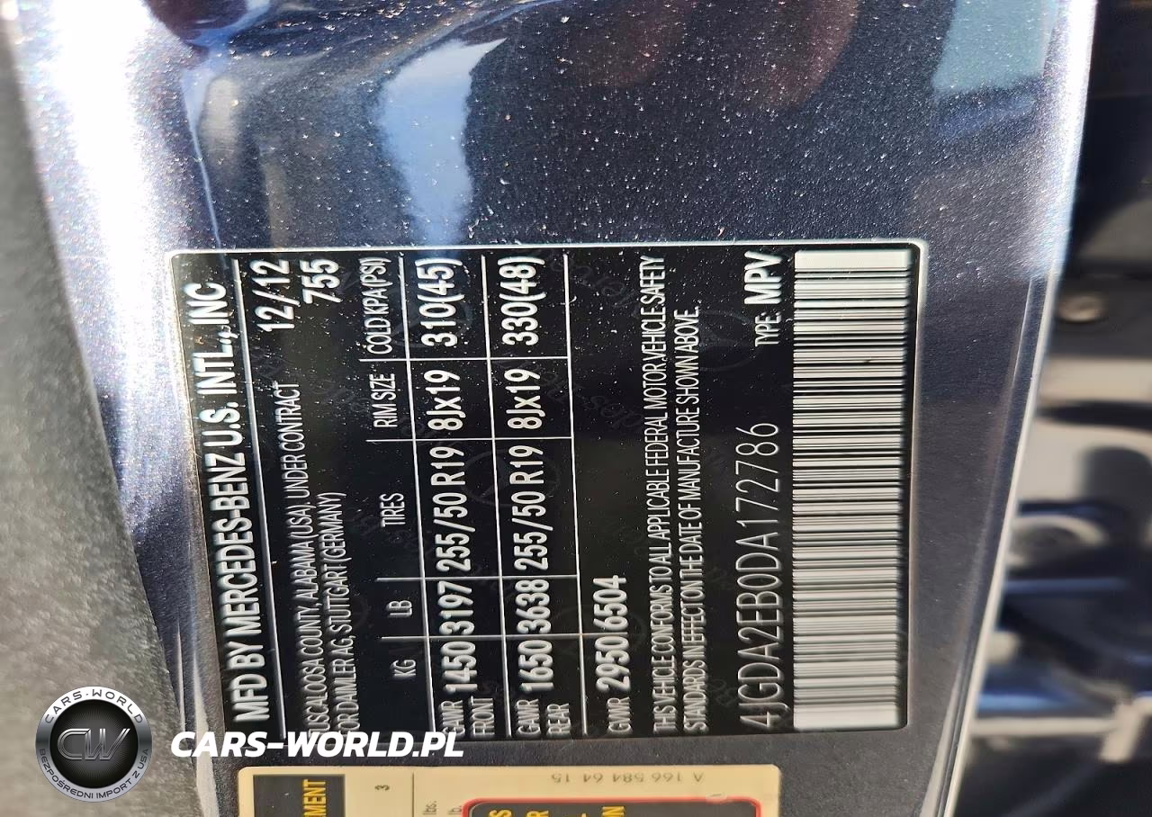 2013 Mercedes-Benz Ml 350 Bluetec VIN:4JGDA2EB0DA172786 - 14