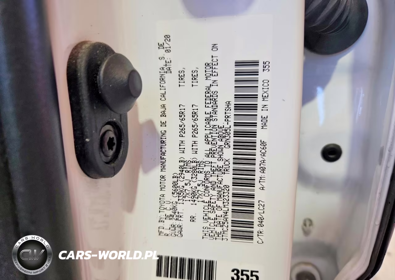 2020 Toyota Tacoma Trd Sport VIN:3TMCZ5AN4LM323320 - 12