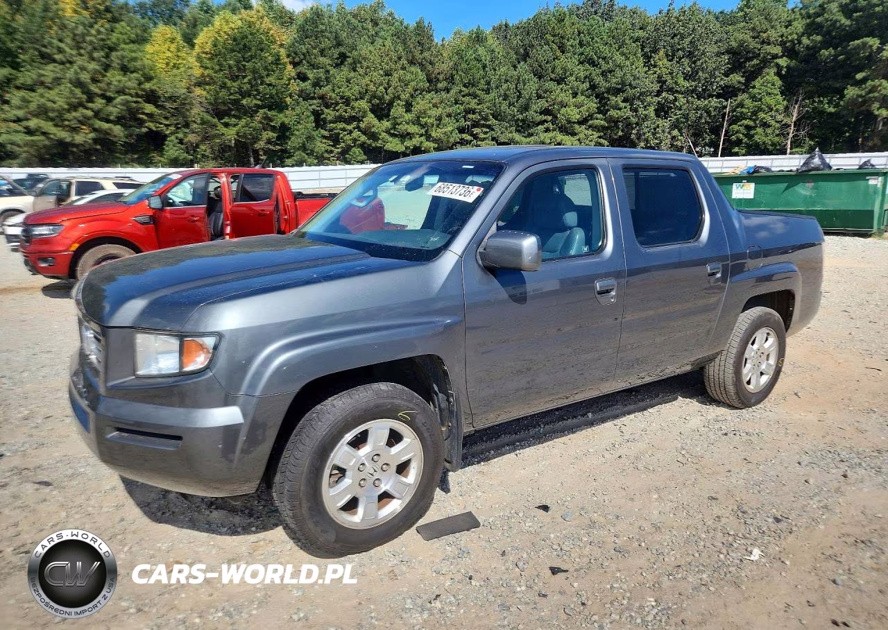 2008 Honda Ridgeline Rtl VIN:2HJYK16528H534691 - 1