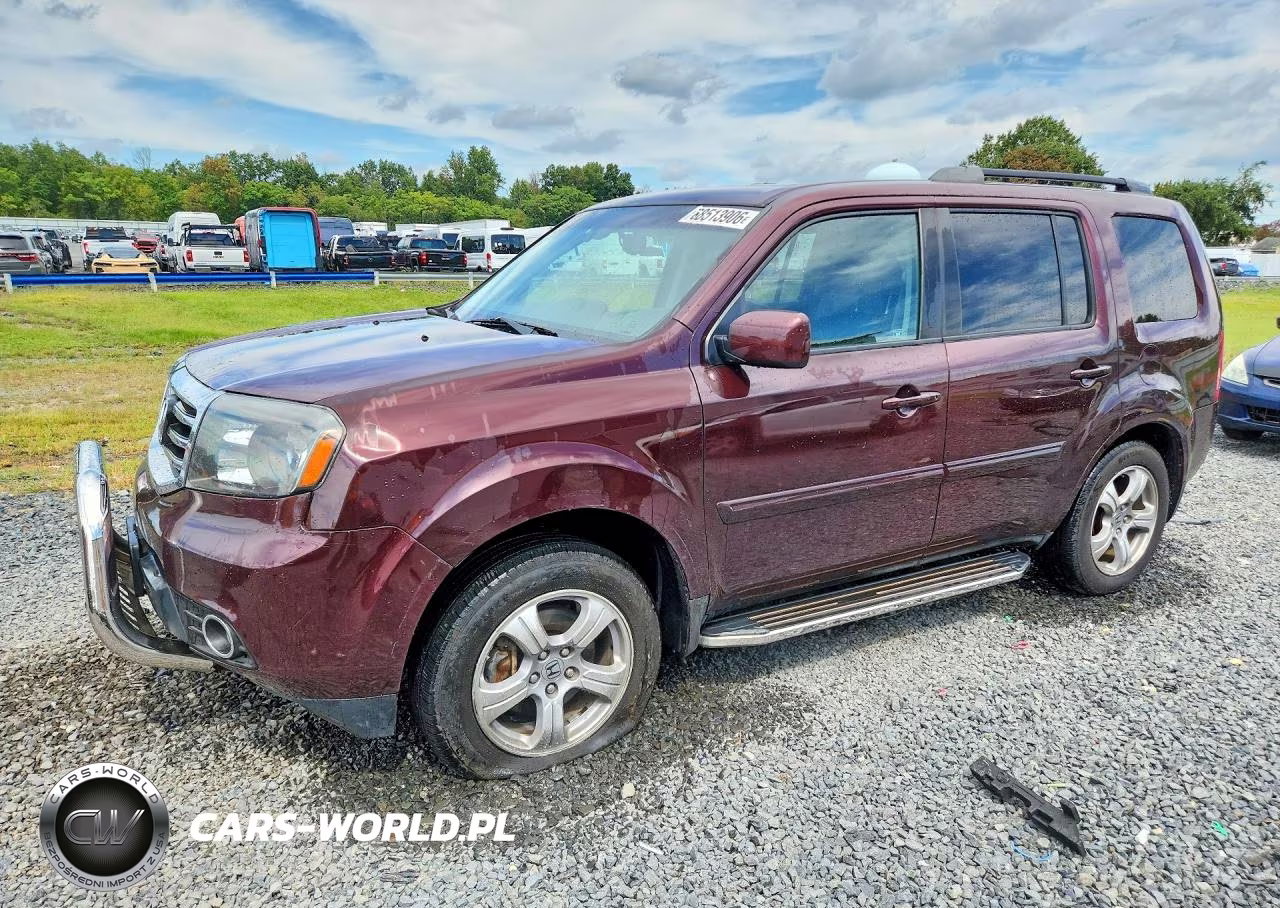 2012 Honda Pilot Exl VIN:5FNYF4H5XCB030217 - 1