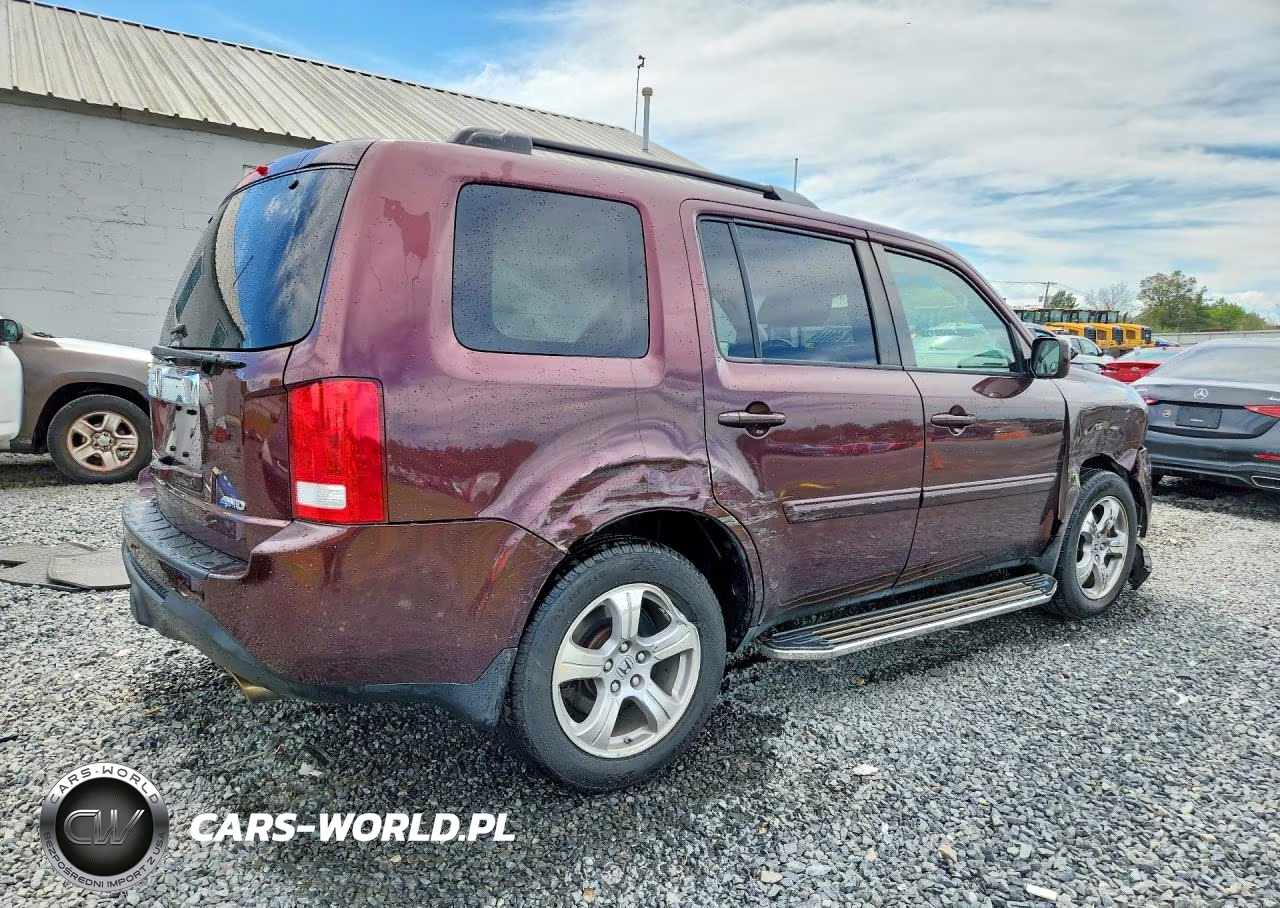 2012 Honda Pilot Exl VIN:5FNYF4H5XCB030217 - 3