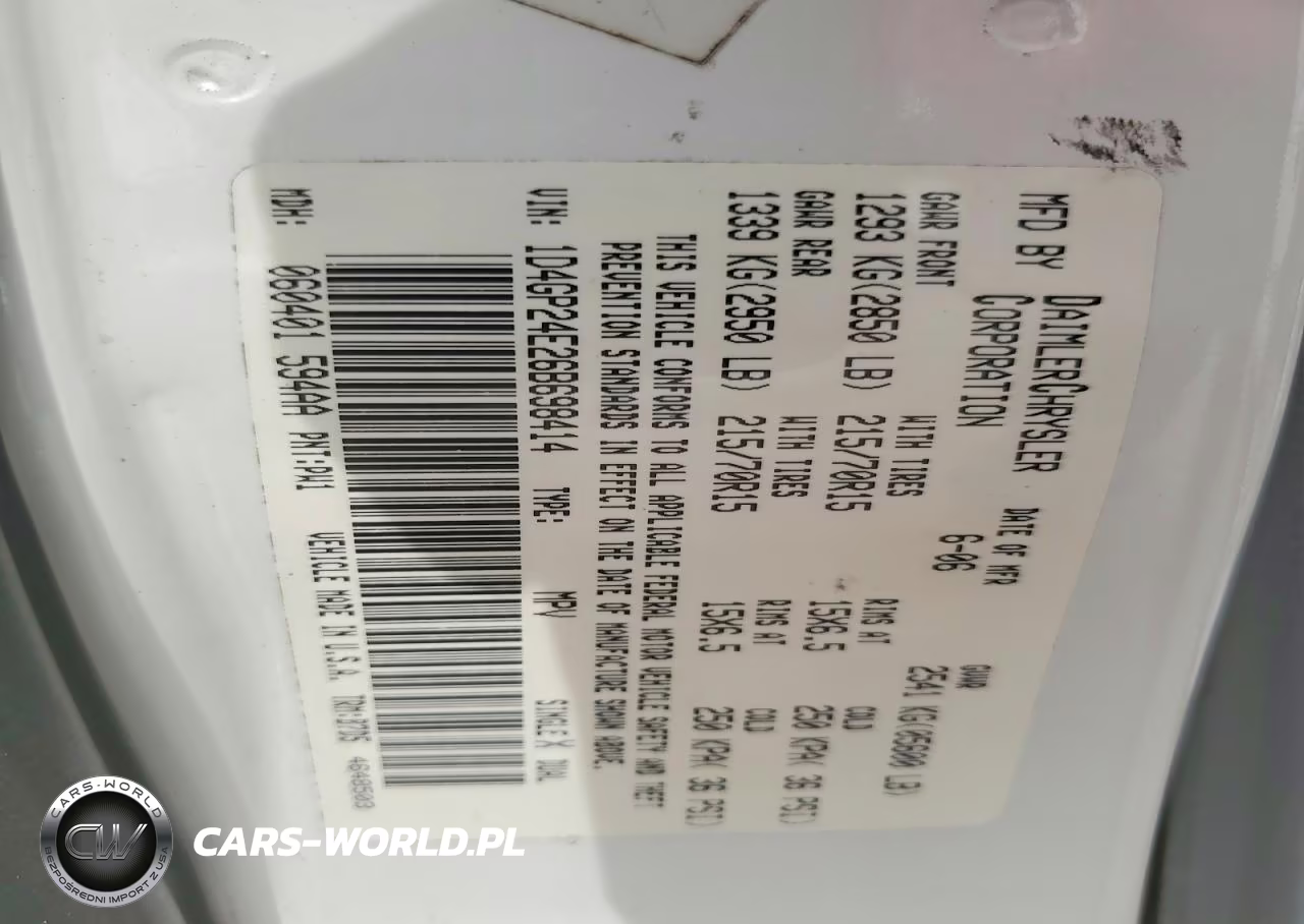 2006 Dodge Grand Caravan Se VIN:1D4GP24E26B698414 - 13