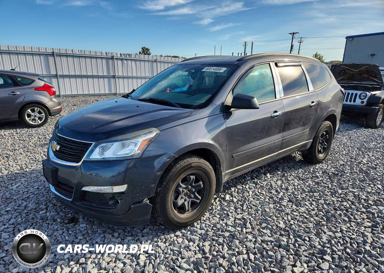 2014 Chevrolet Traverse Ls VIN:1GNKRFED5EJ277037 - 1