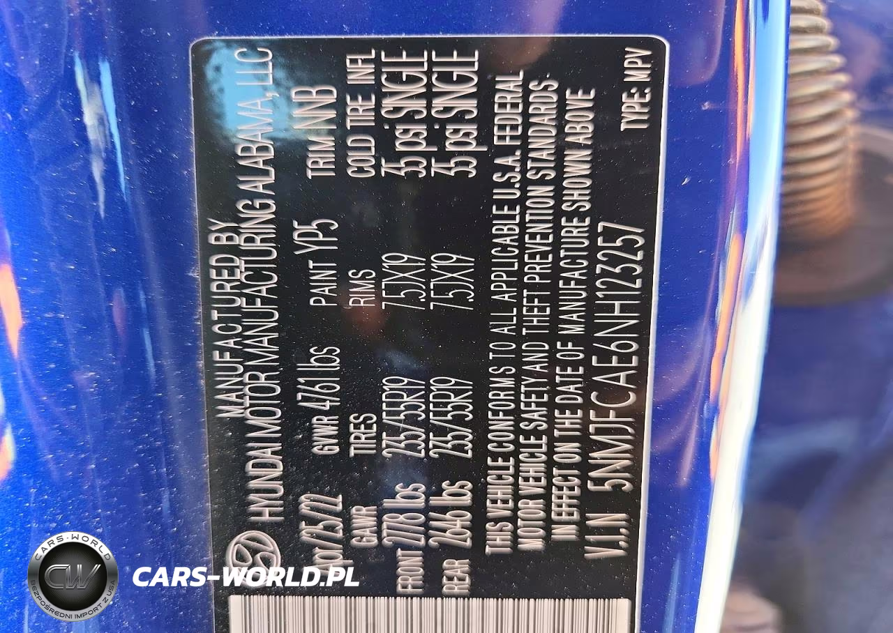 2022 Hyundai Tucson Sel VIN:5NMJFCAE6NH123257 - 12
