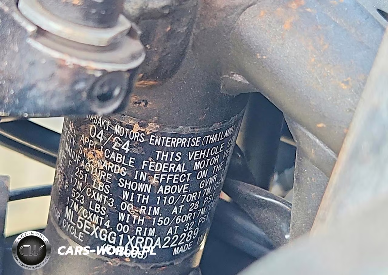 2024 Kawasaki Ex500 VIN:ML5EXGG1XRDA22289 - 9