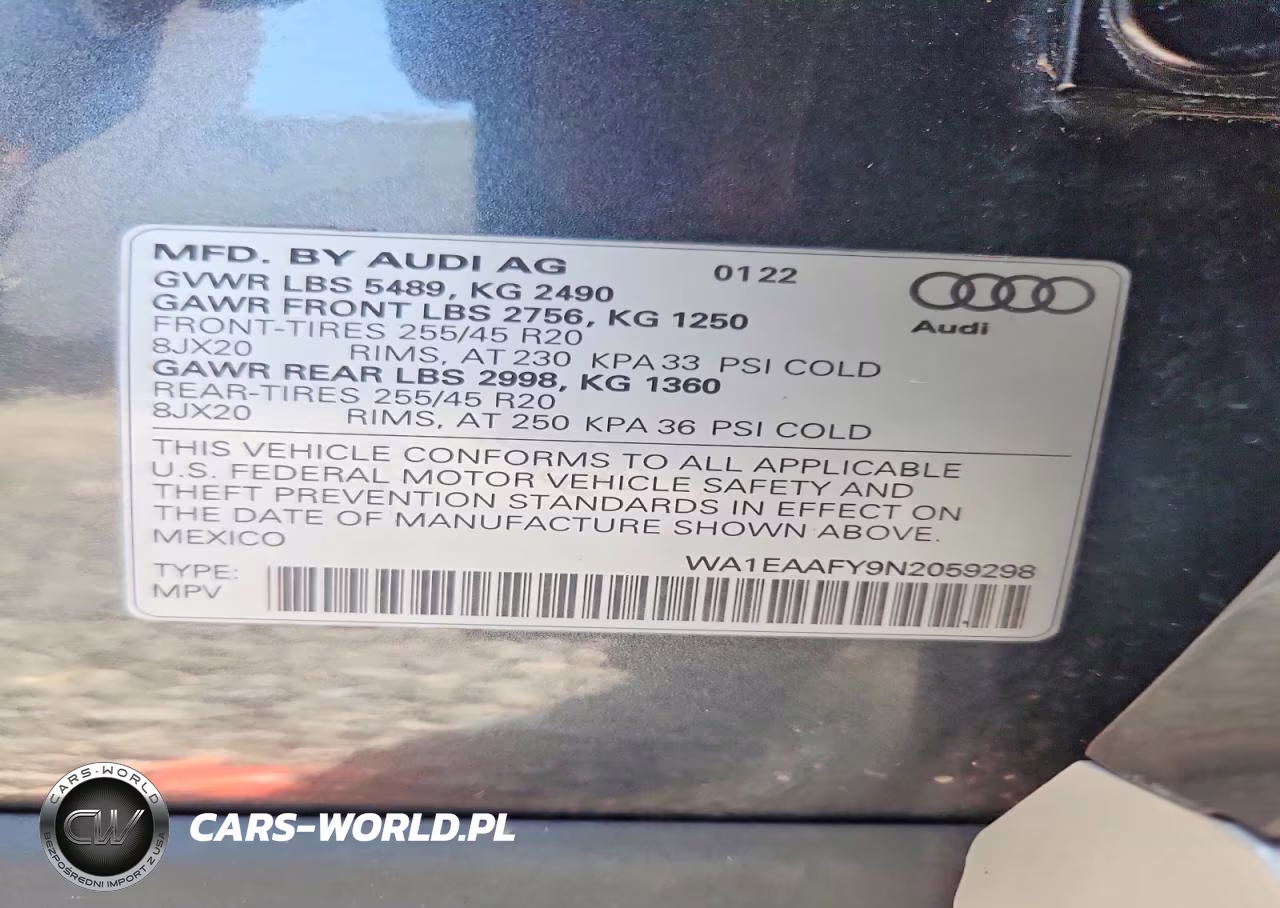 2022 Audi Q5 Premium Plus 45 VIN:WA1EAAFY9N2059298 - 13