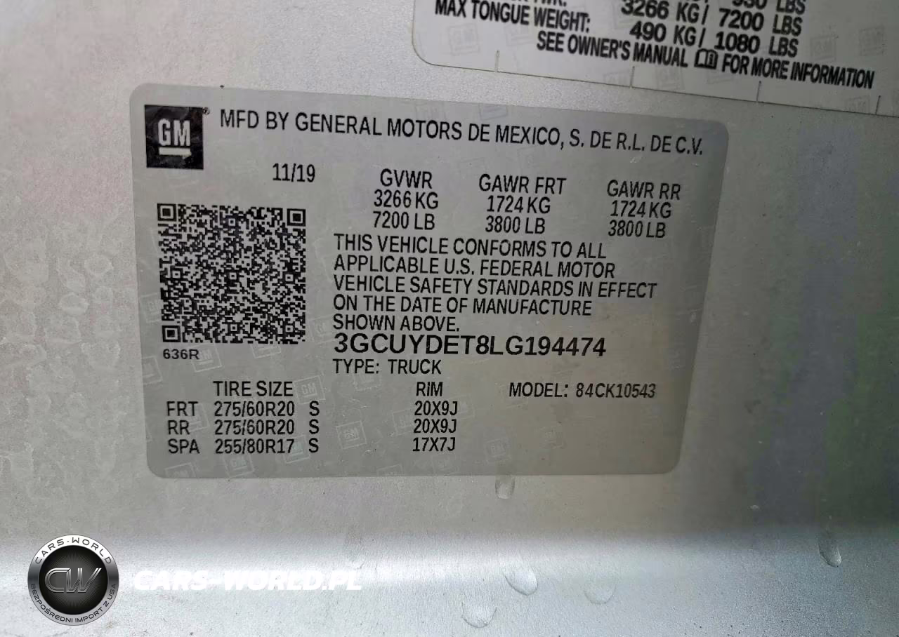 2020 Chevrolet Silverado K1500 Lt VIN:3GCUYDET8LG194474 - 12