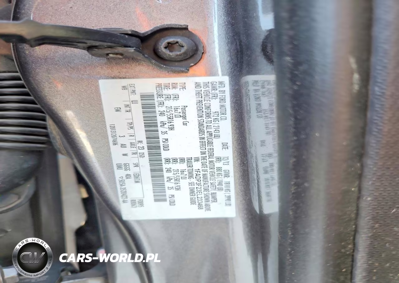 2014 Ford Focus Se VIN:1FADP3F23EL233468 - 12