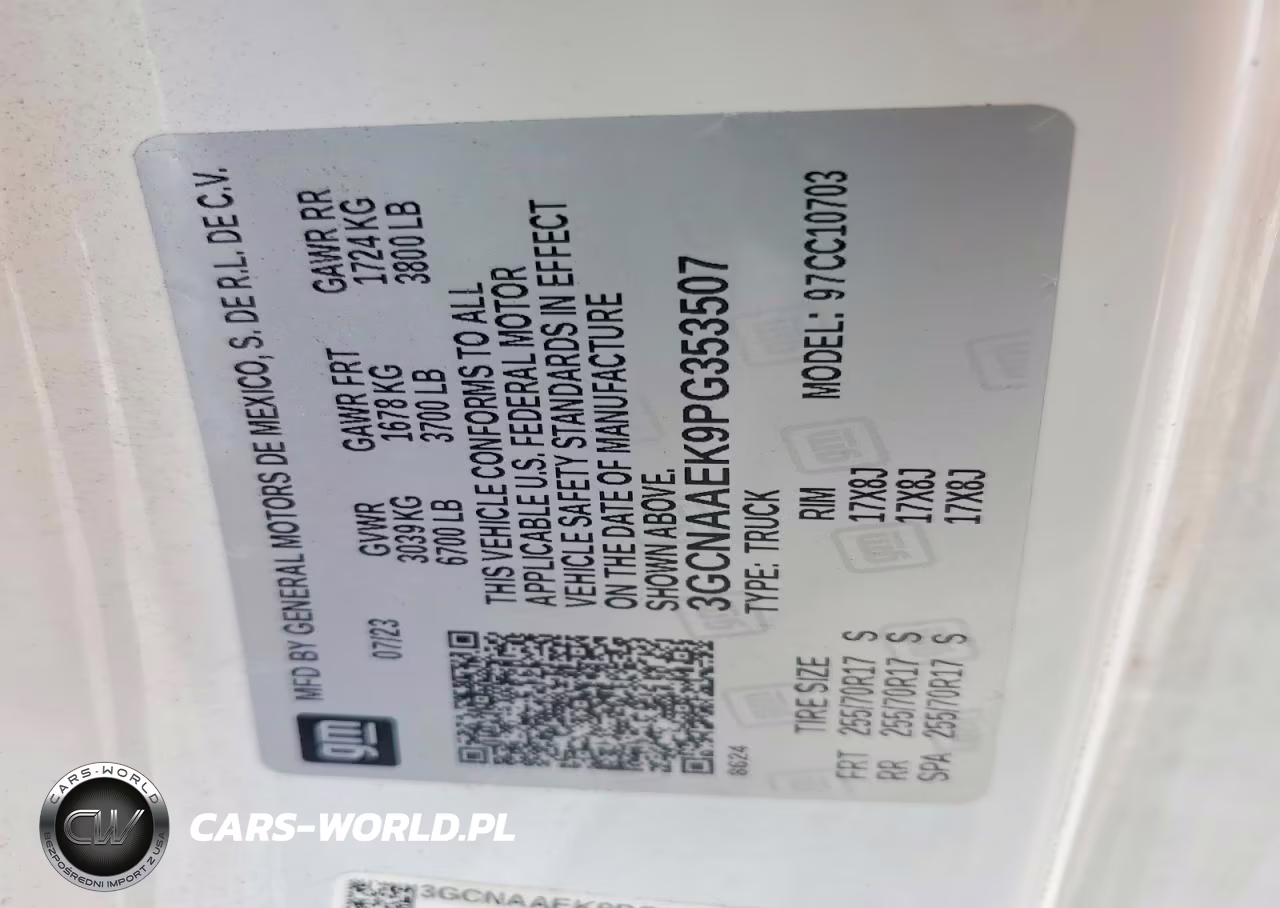 2023 Chevrolet Silverado C1500 VIN:3GCNAAEK9PG353507 - 12