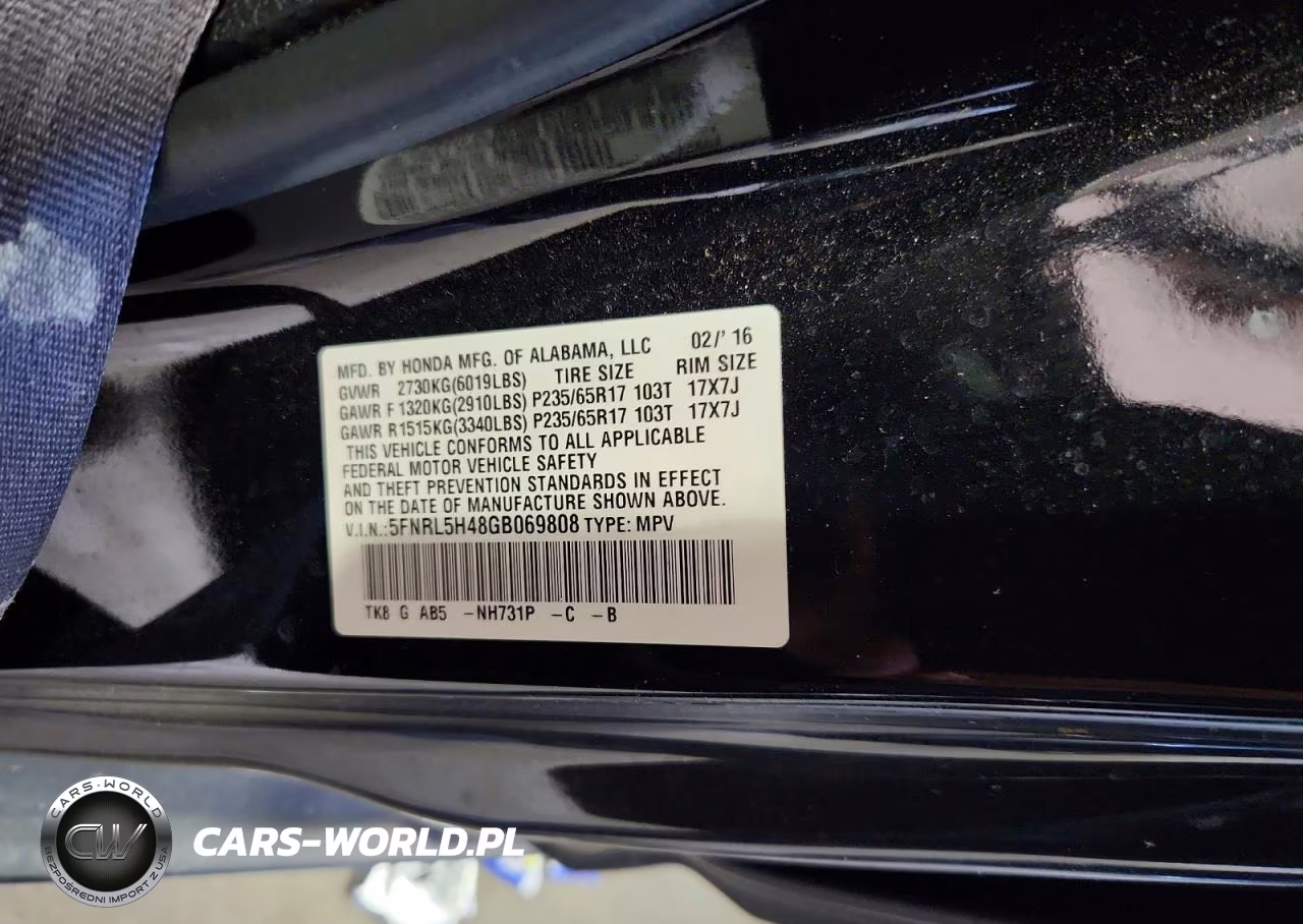2016 Honda Odyssey Ex VIN:5FNRL5H48GB069808 - 14