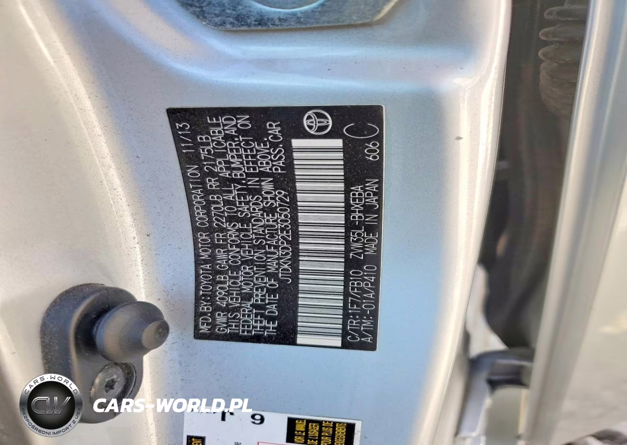 2014 Toyota Prius Plug-In Hybrid Base VIN:JTDKN3DP2E3050729 - 12