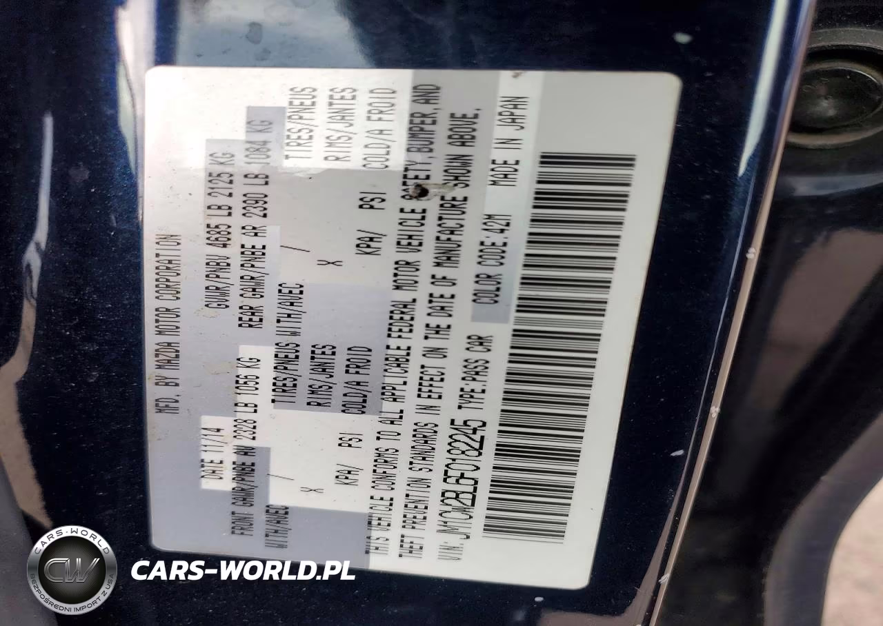 2015 Mazda 5 Sport VIN:JM1CW2BL6F0182245 - 12