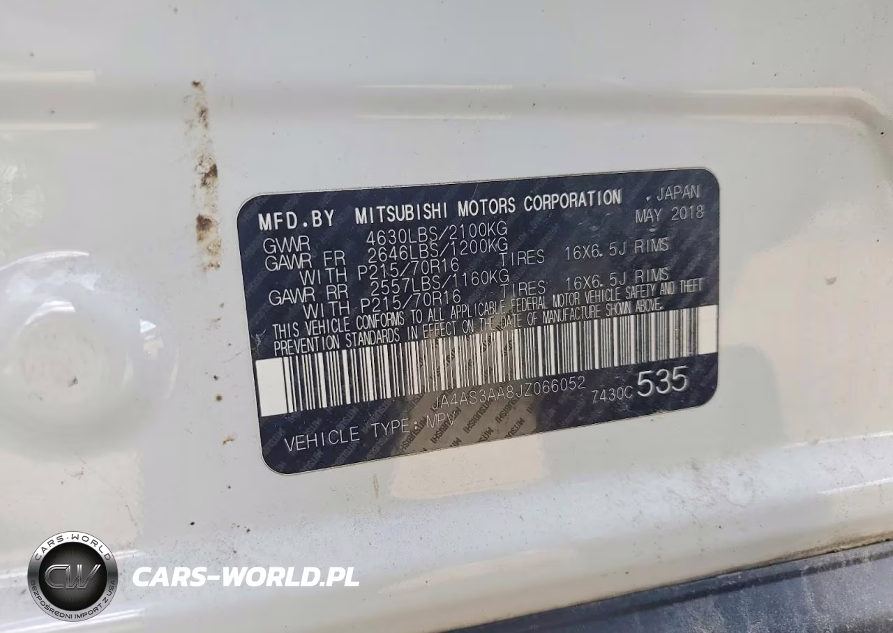 2018 Mitsubishi Eclipse Cross Es VIN:JA4AS3AA8JZ066052 - 12
