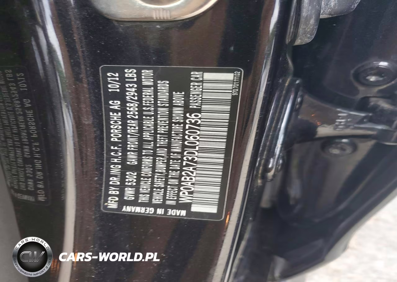 2013 Porsche Panamera S VIN:WP0AB2A73DL060736 - 12