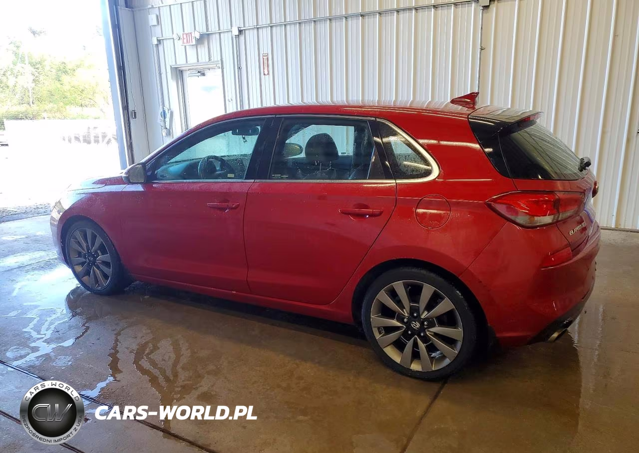 2018 Hyundai Elantra Gt Sport VIN:KMHH55LC4JU013153 - 2