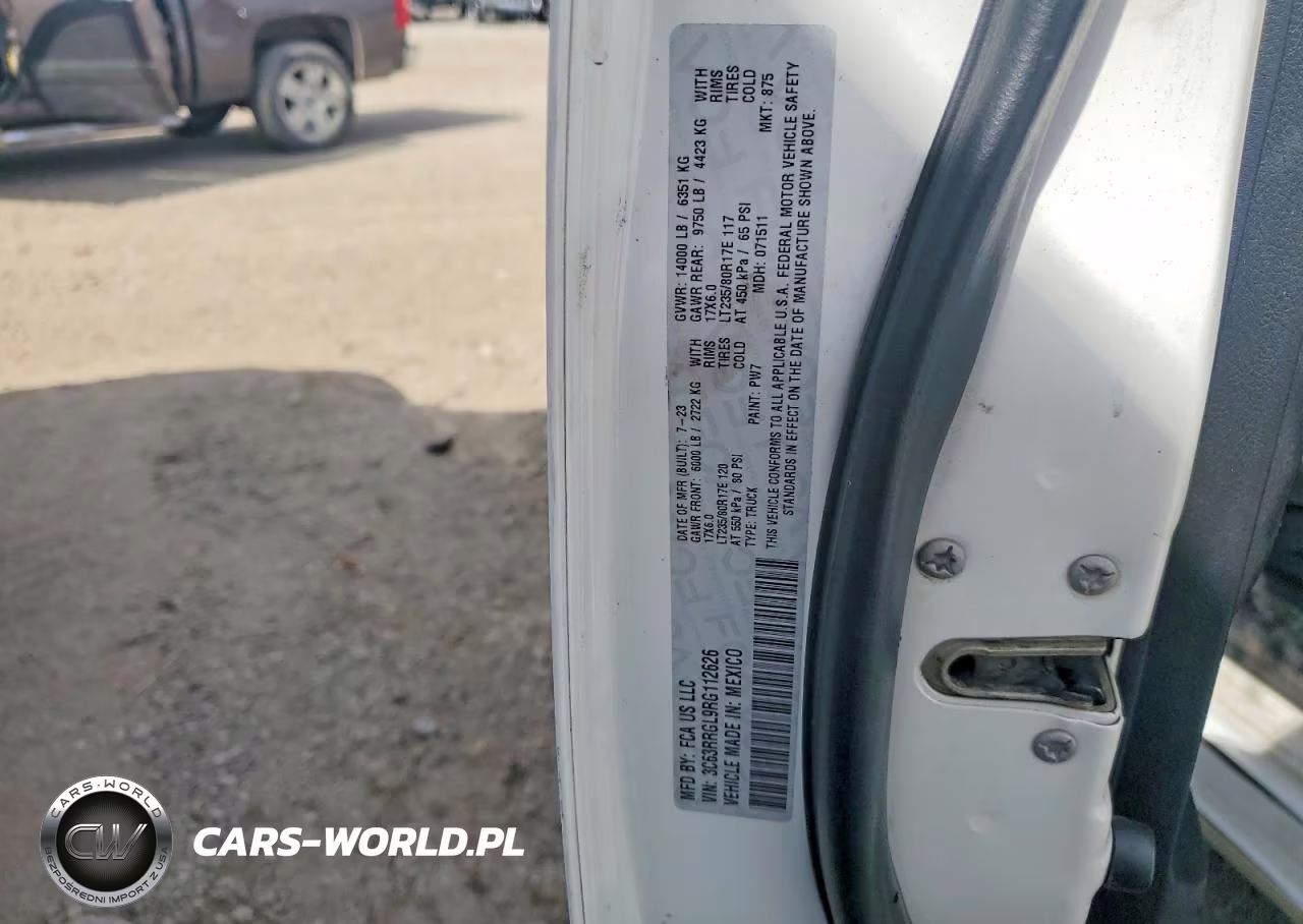 2024 Ram 3500 Tradesman VIN:3C63RRGL9RG112626 - 12