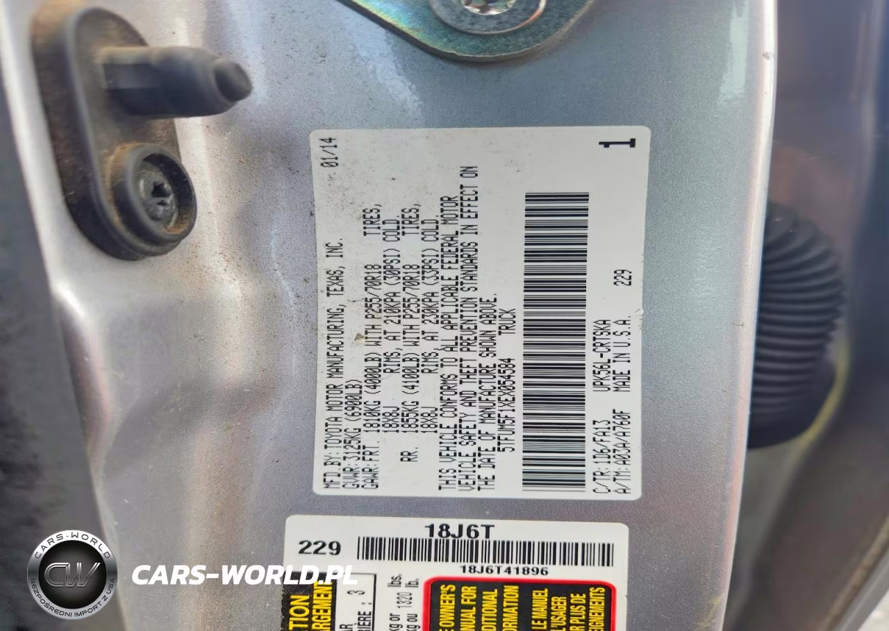 2014 Toyota Tundra Sr VIN:5TFUM5F1XEX054584 - 12