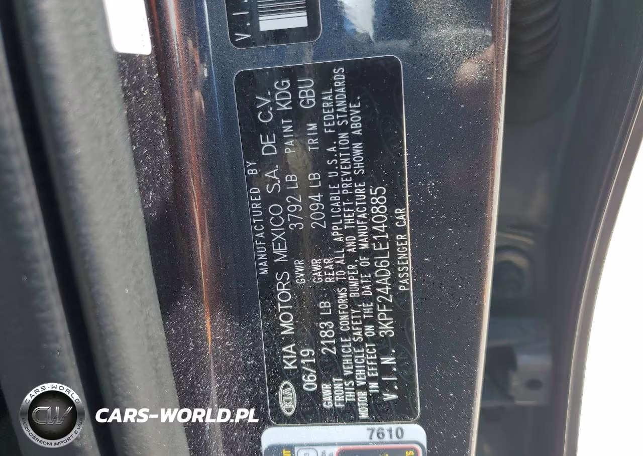 2020 Kia Forte Fe VIN:3KPF24AD6LE140885 - 13