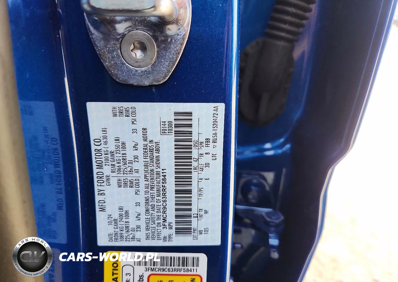 2024 Ford Bronco Sport Outer Banks VIN:3FMCR9C63RRF58411 - 13