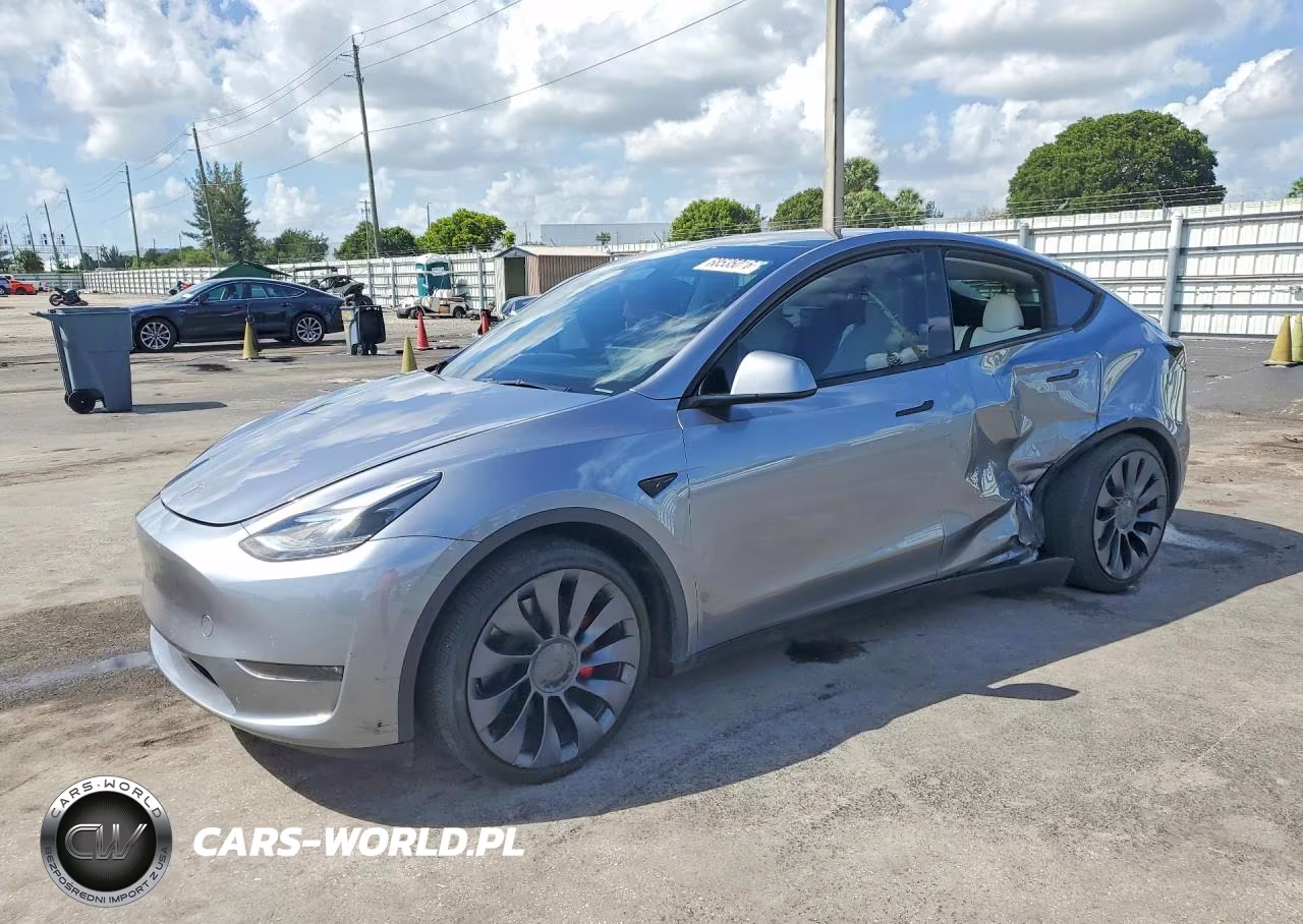 2024 Tesla Model Y VIN:7SAYGDEF3RA306935 - 1