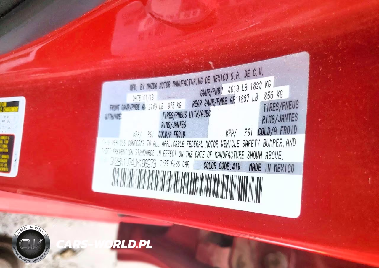 2018 Mazda 3 Sport VIN:3MZBN1U74JM198973 - 12