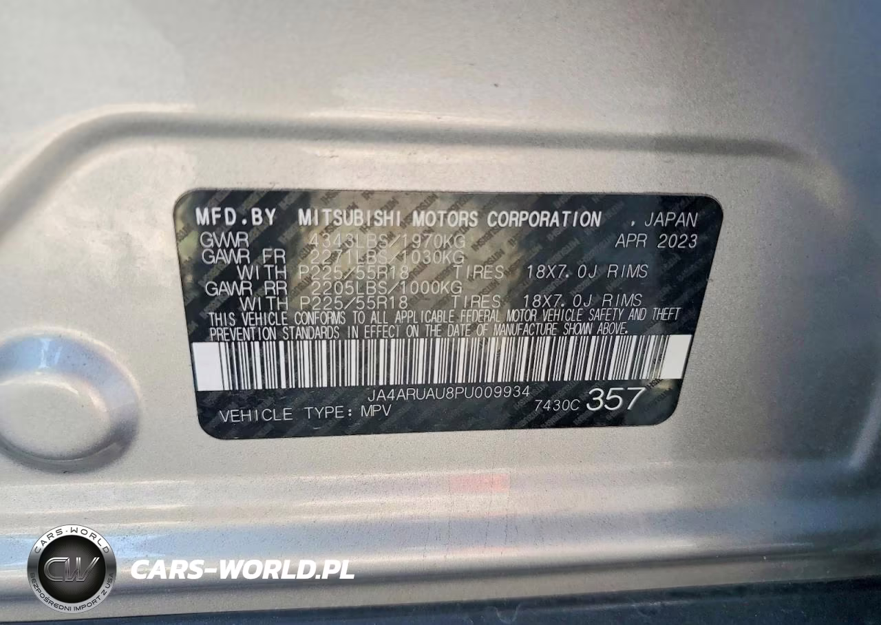 2023 Mitsubishi Outlander Sport S-Se VIN:JA4ARUAU8PU009934 - 14