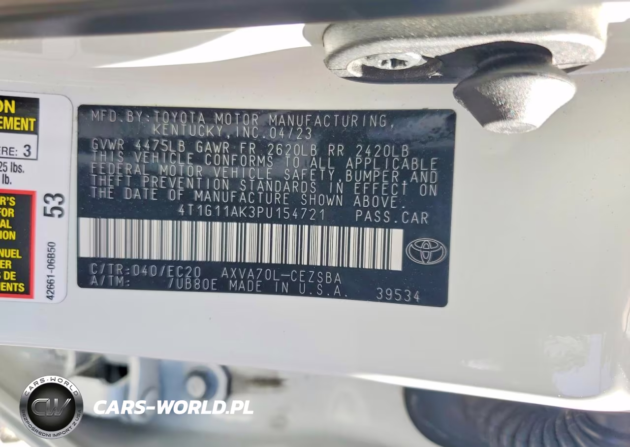 2023 Toyota Camry Se Nightshade VIN:4T1G11AK3PU154721 - 12