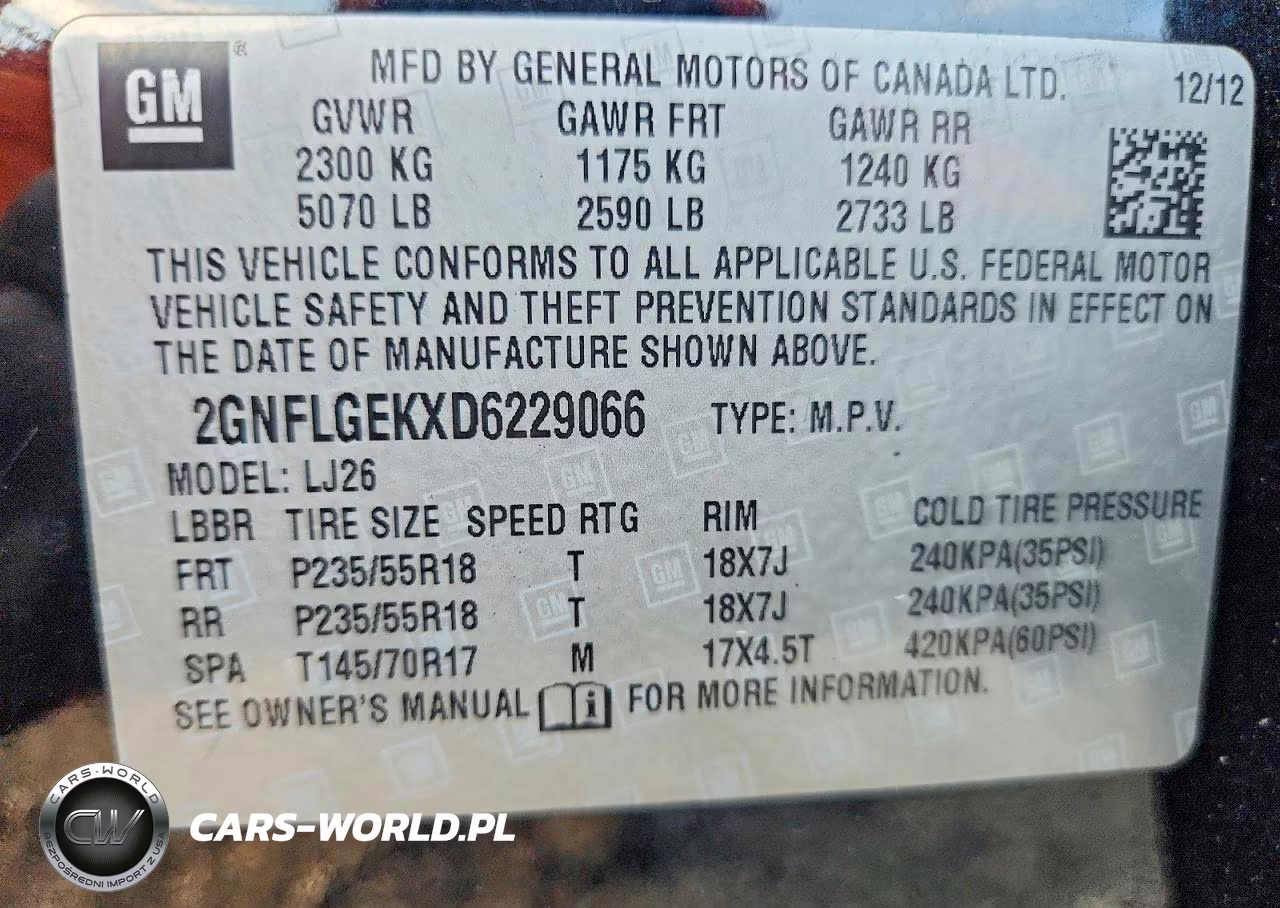 2013 Chevrolet Equinox Ltz VIN:2GNFLGEKXD6229066 - 13