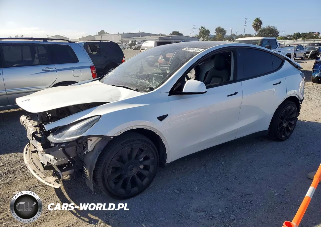 2022 Tesla Model Y VIN:7SAYGDEE6NF345121 - 1