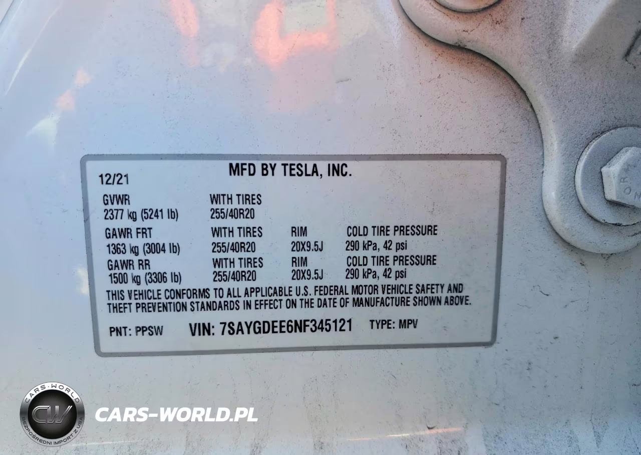 2022 Tesla Model Y VIN:7SAYGDEE6NF345121 - 13
