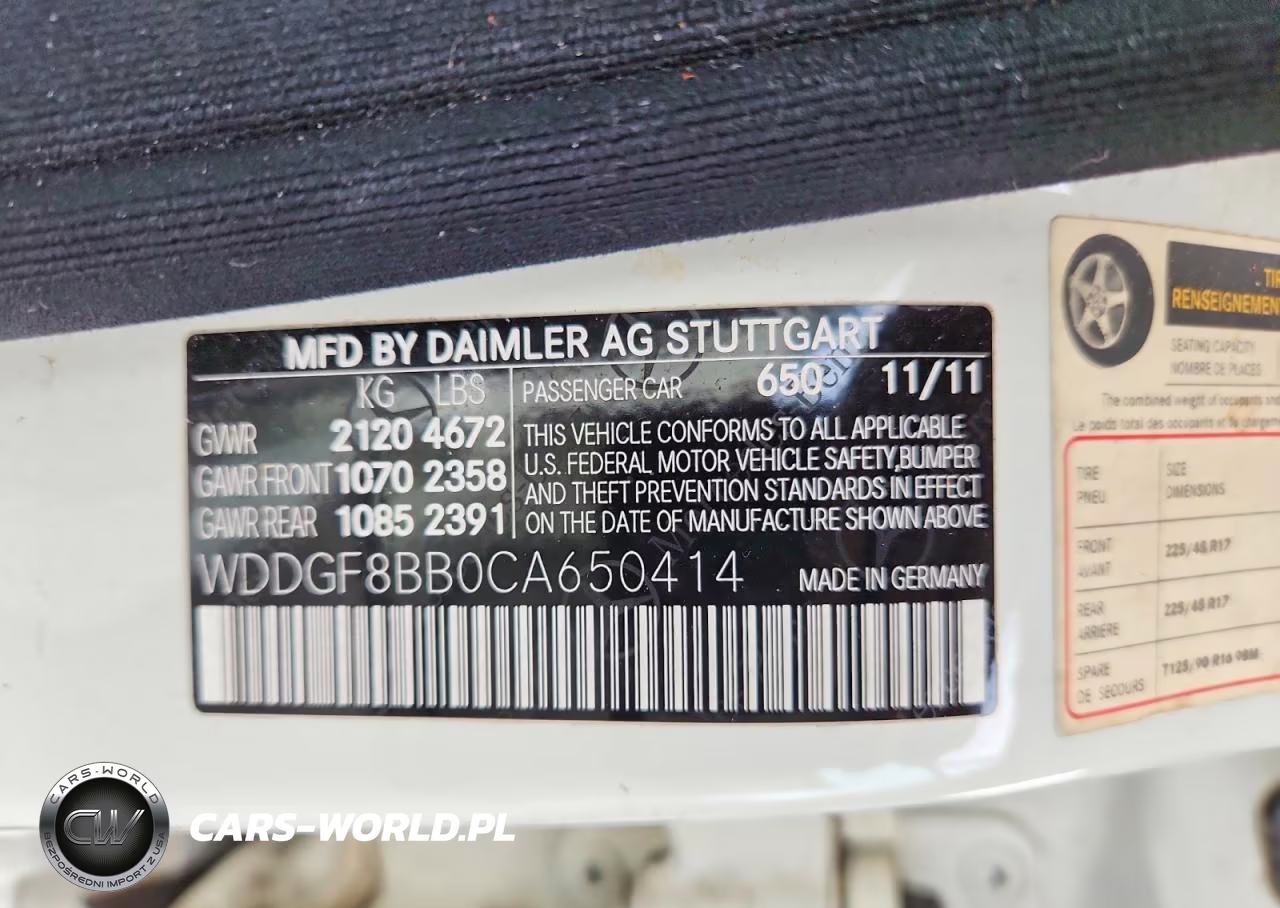 2012 Mercedes-Benz C 300 4Matic VIN:WDDGF8BB0CA650414 - 12