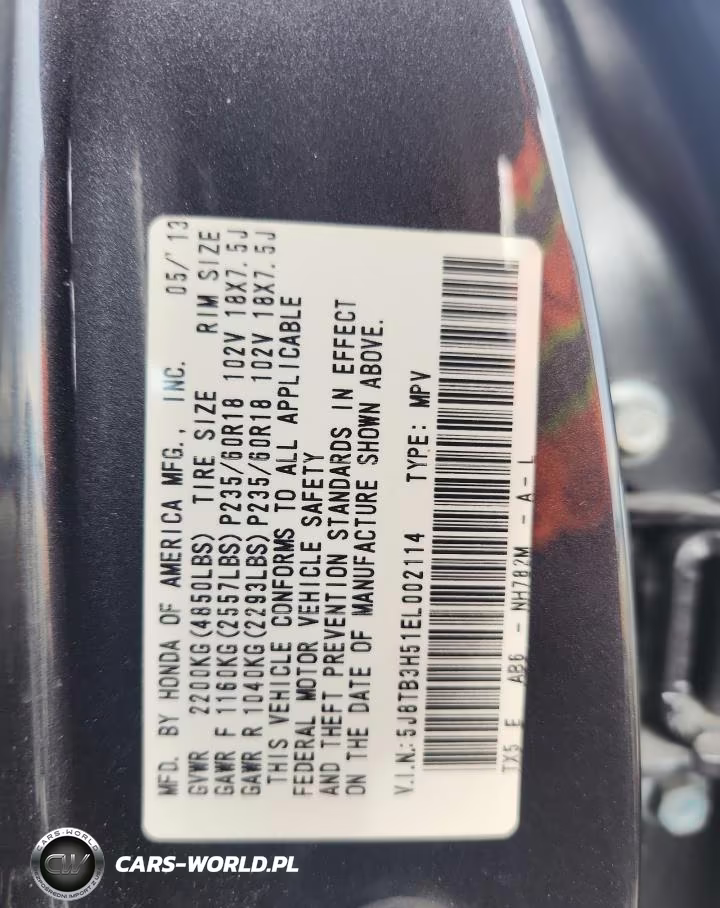 2014 Acura Rdx VIN:5J8TB3H51EL002114 - 13