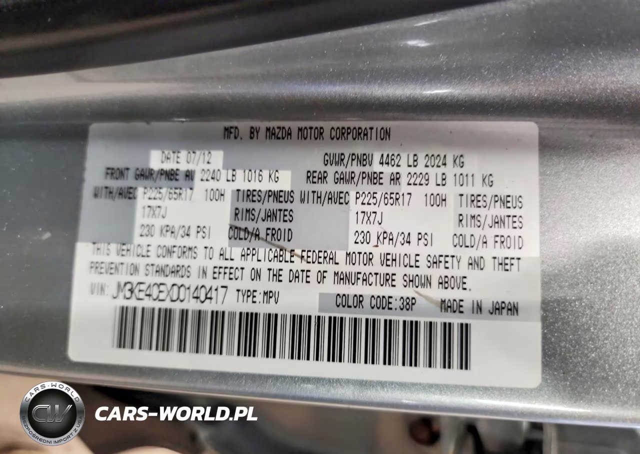 2013 Mazda Cx-5 Touring VIN:JM3KE4CEXD0140417 - 13