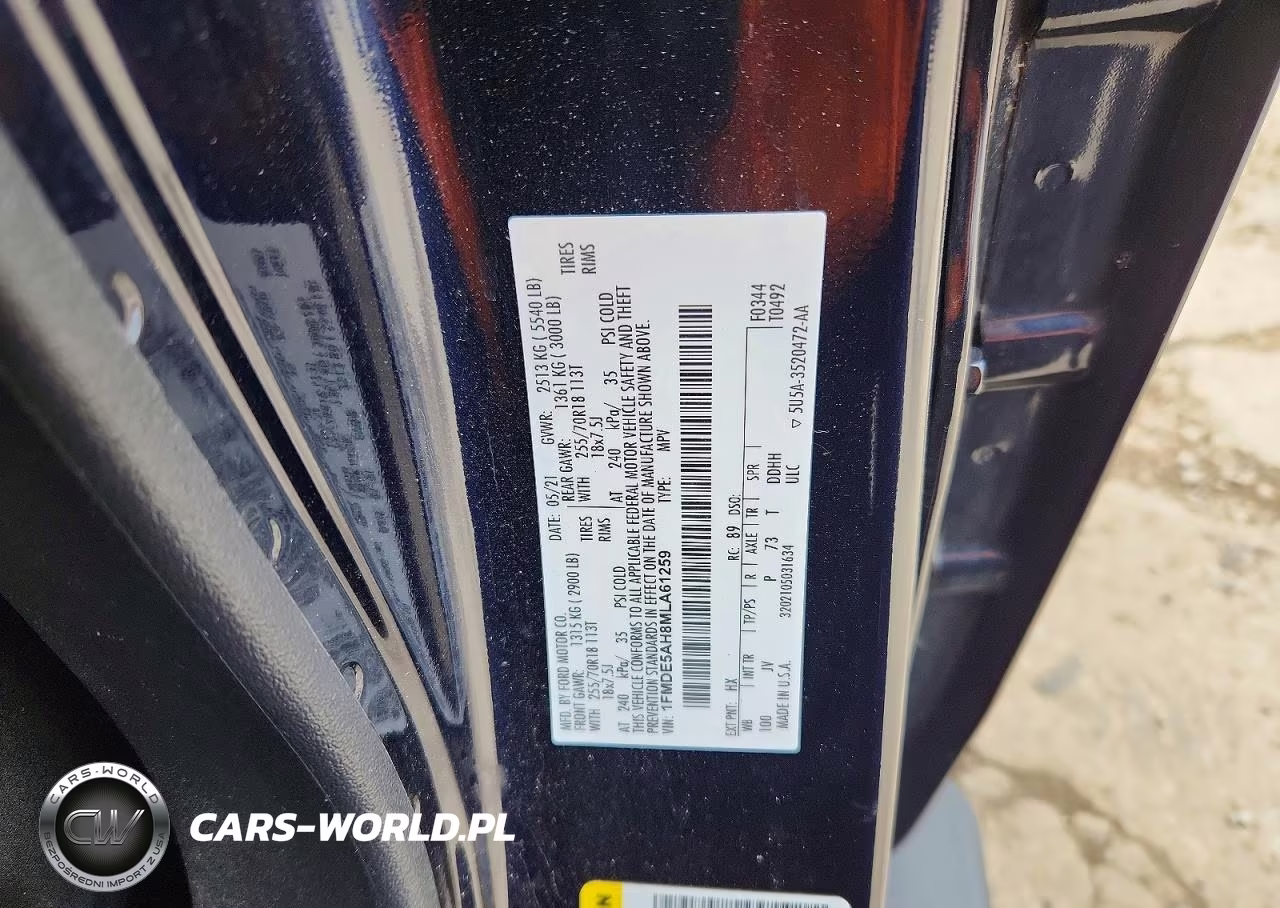 2021 Ford Bronco Base VIN:1FMDE5AH8MLA61259 - 14