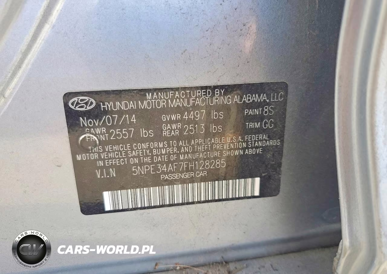 2015 Hyundai Sonata Sport VIN:5NPE34AF7FH128285 - 12