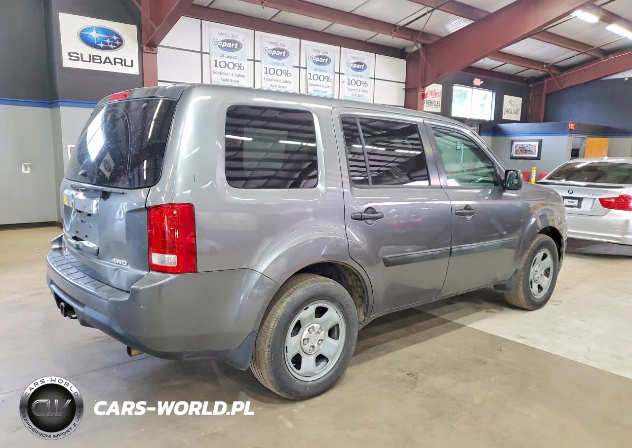2013 Honda Pilot Lx VIN:5FNYF4H25DB073872 - 3