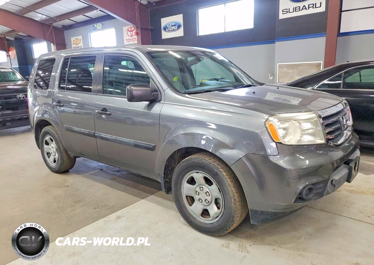 2013 Honda Pilot Lx VIN:5FNYF4H25DB073872 - 4