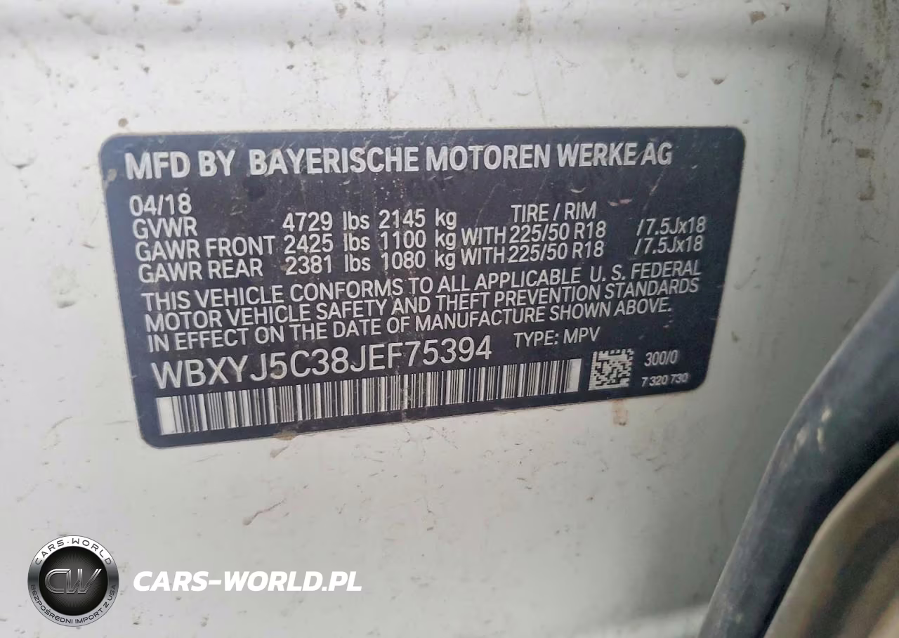 2018 BMW X2 xDrive28I VIN:WBXYJ5C38JEF75394 - 12