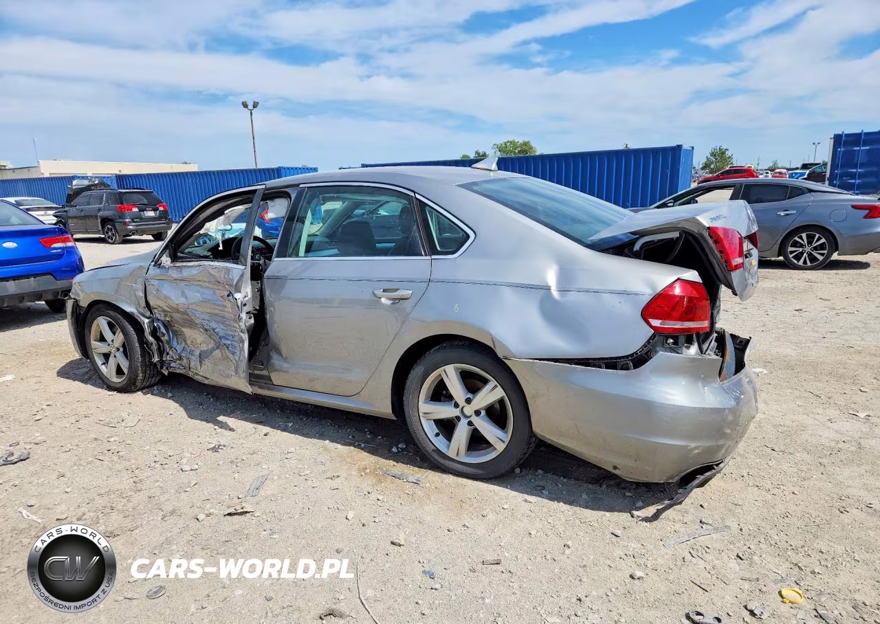 2012 Volkswagen Passat 2.5L Se VIN:1VWBH7A36CC101949 - 2