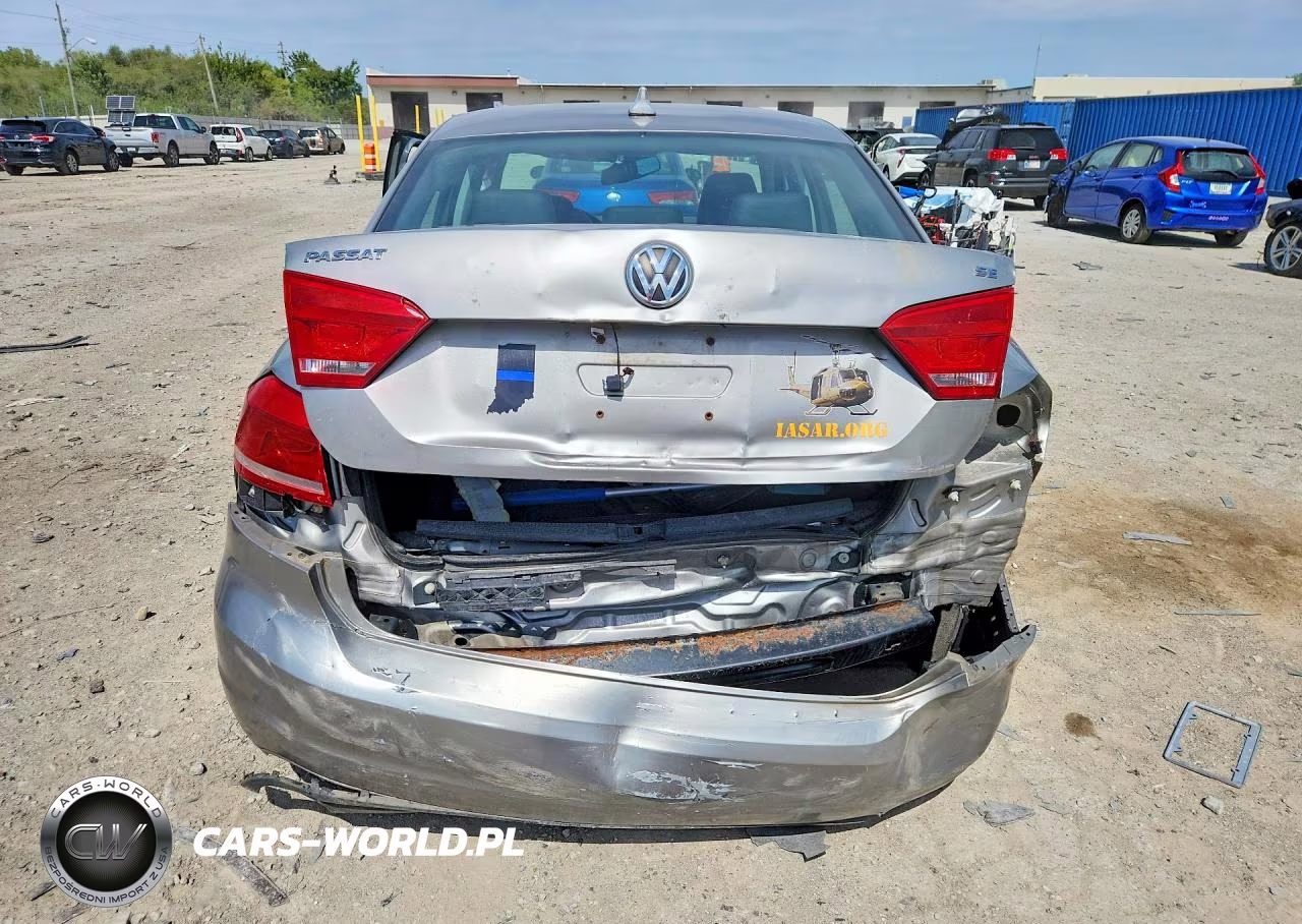 2012 Volkswagen Passat 2.5L Se VIN:1VWBH7A36CC101949 - 6