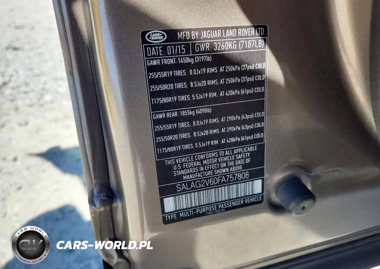 2015 Land Rover Lr4 Hse VIN:SALAG2V60FA757808 - 13