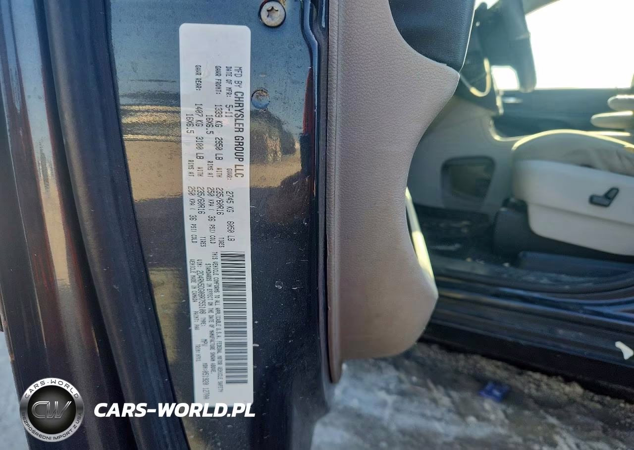 2011 Dodge Grand Caravan Crew VIN:2D4RN5DG0BR755108 - 13
